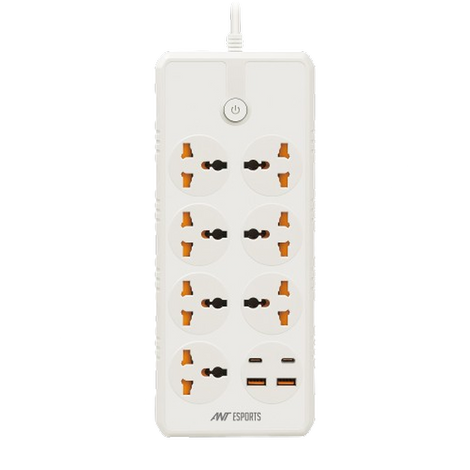 ANT ESPORTS PS722 Power Strip with USB Ports