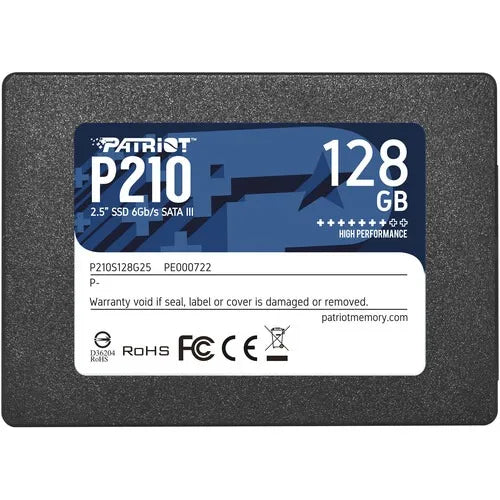 Patriot 128GB P210 Sata III 2.5″ Internal SSD