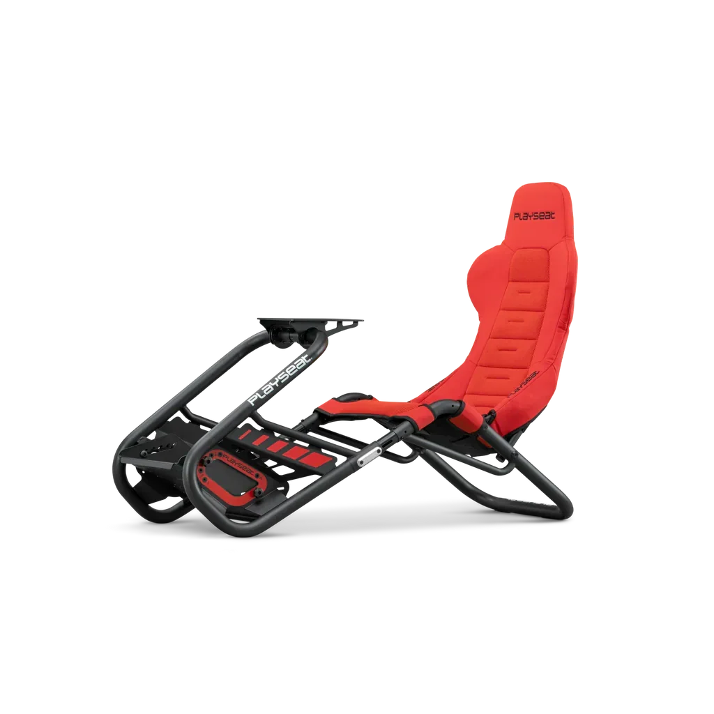 Playseat Trophy Sim Racing Cockpit | High Performance Racing Simulator Cockpit | Supports Direct Drive | Compatible with All Steering Wheels & Red