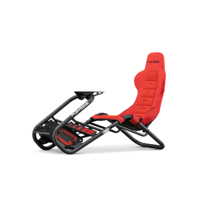 Playseat Trophy Sim Racing Cockpit | High Performance Racing Simulator Cockpit | Supports Direct Drive | Compatible with All Steering Wheels & Red