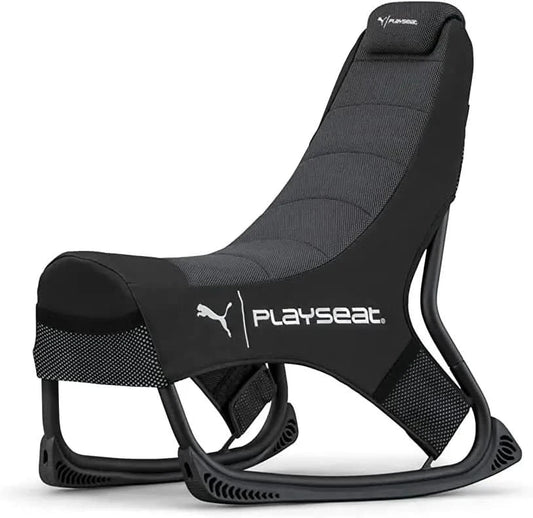 Playseat | PUMA Gaming Seat | ActiFit Material | MotionForce Stand for Optimal Hold | Multiple Pockets for Easy Access | Gaming Chair with Best Comfort | Black Edition