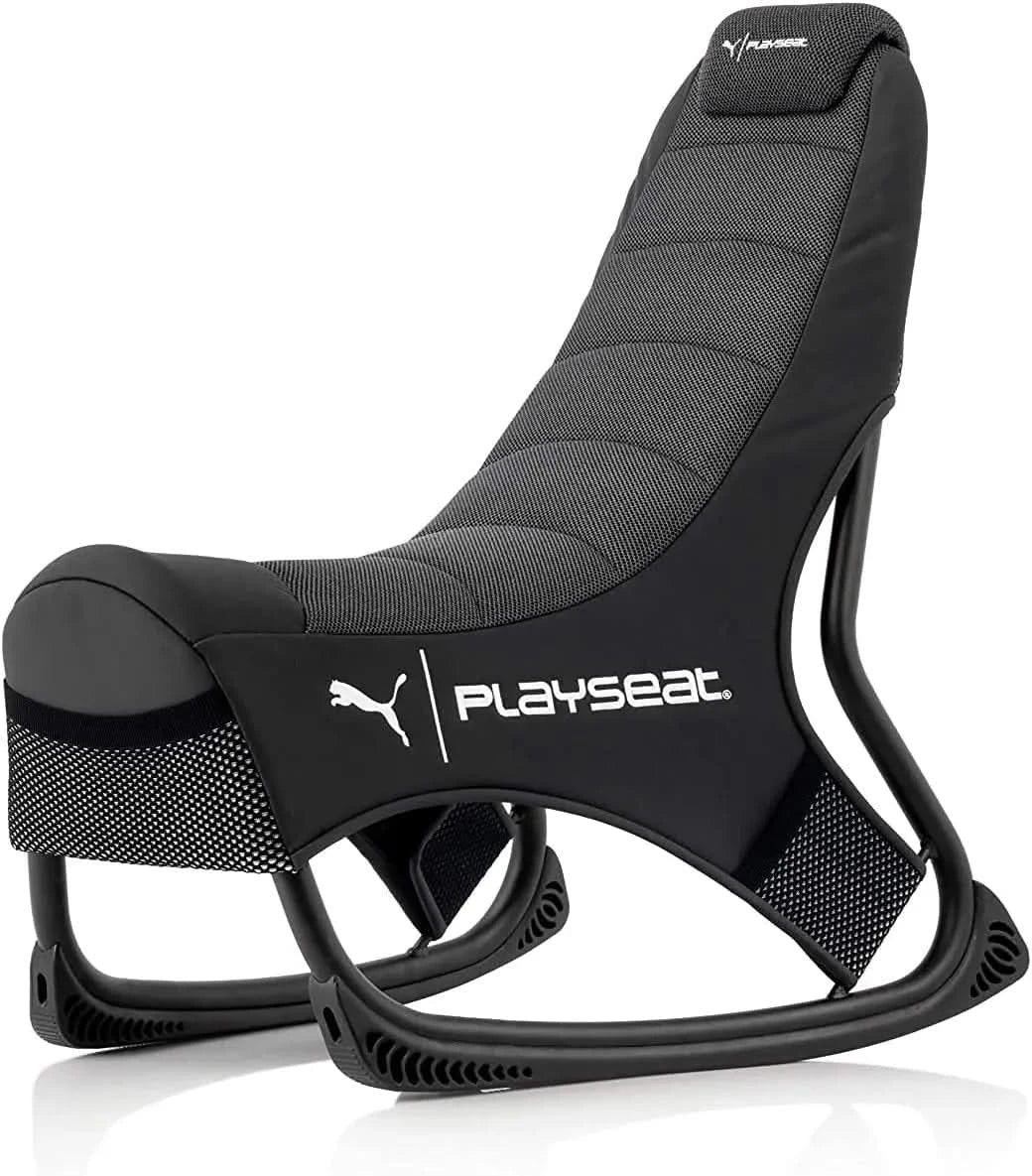 Playseat | PUMA Gaming Seat | ActiFit Material | MotionForce Stand for Optimal Hold | Multiple Pockets for Easy Access | Gaming Chair with Best Comfort | Black Edition