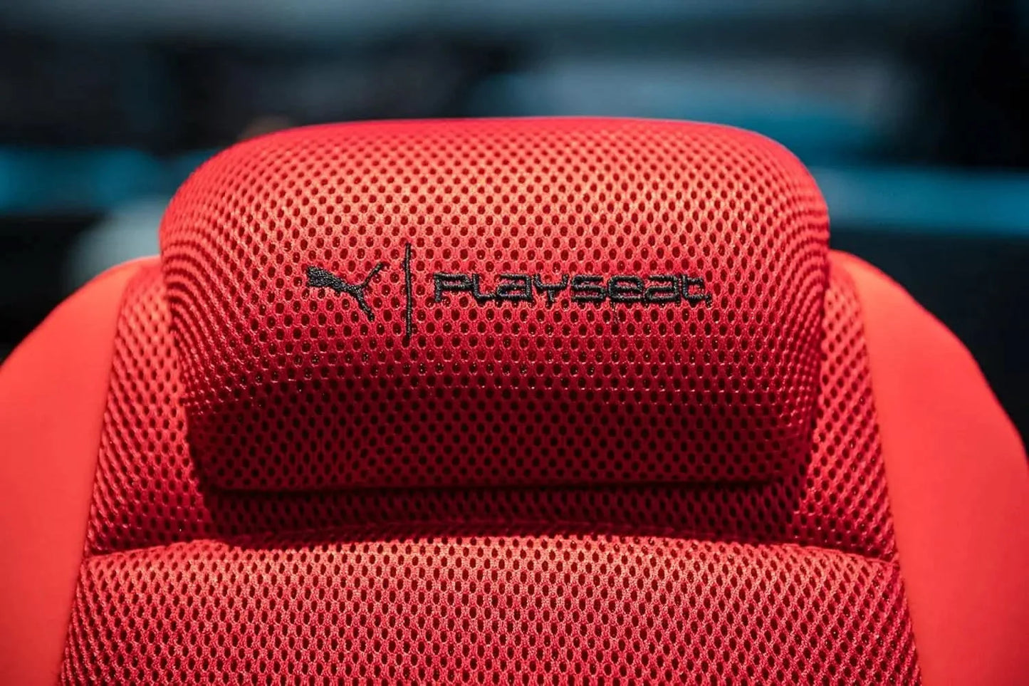Playseat | PUMA Gaming Seat | ActiFit Material | MotionForce Stand for Optimal Hold | Multiple Pockets for Easy Access | Gaming Chair with Best Comfort | Red
