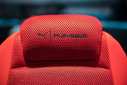 Playseat | PUMA Gaming Seat | ActiFit Material | MotionForce Stand for Optimal Hold | Multiple Pockets for Easy Access | Gaming Chair with Best Comfort | Red