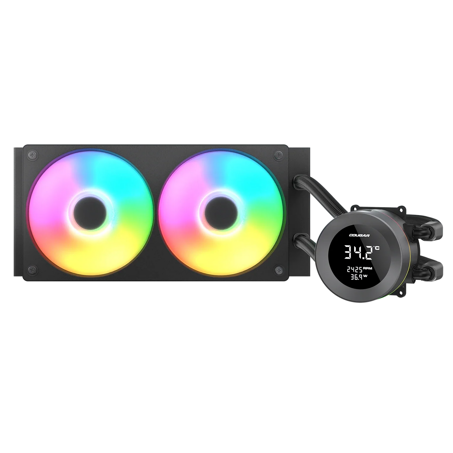 Cougar Poseidon Vistek ARGB 240 Black Analog Liquid Cooler