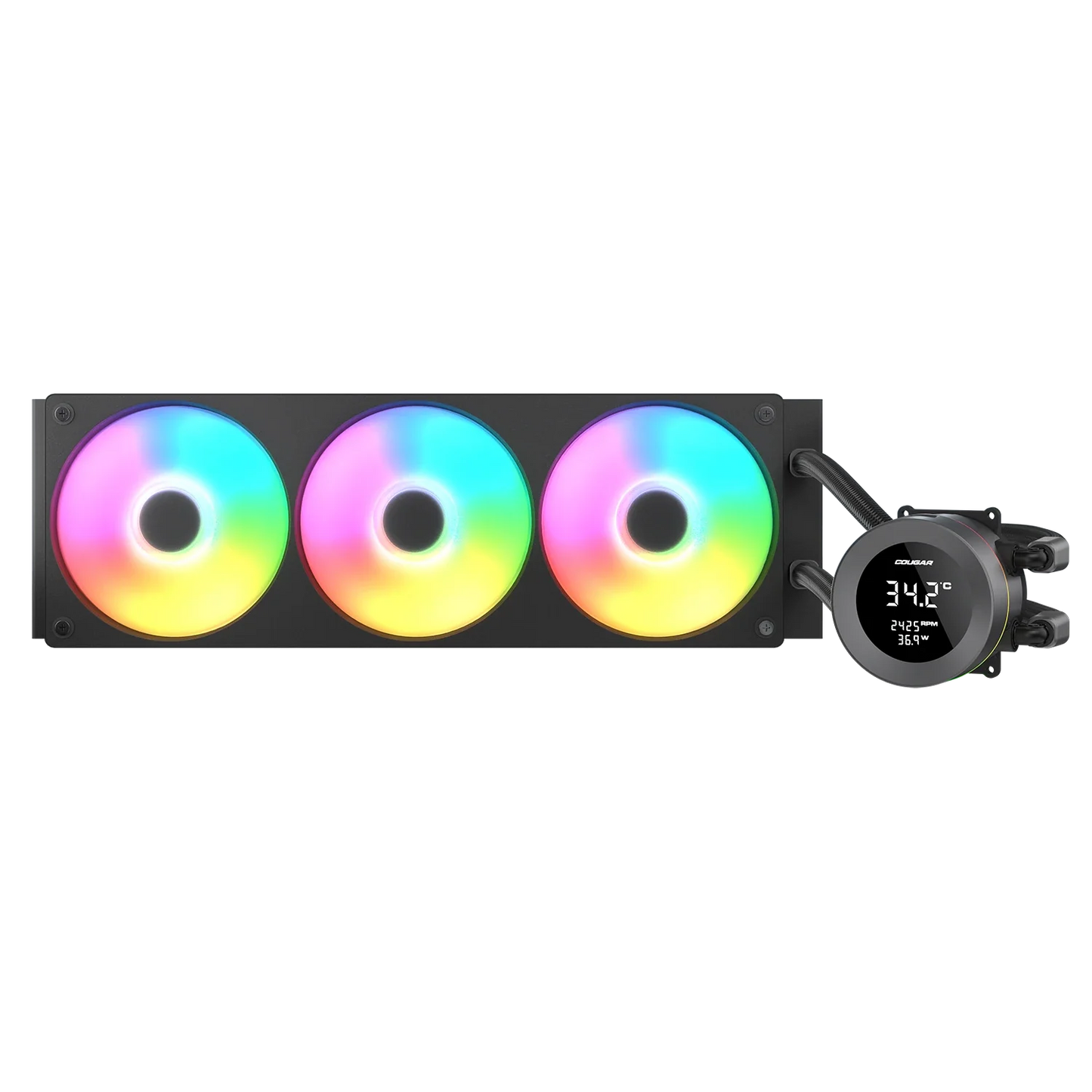 Cougar Poseidon Vistek ARGB 360 Black Analog Liquid Cooler