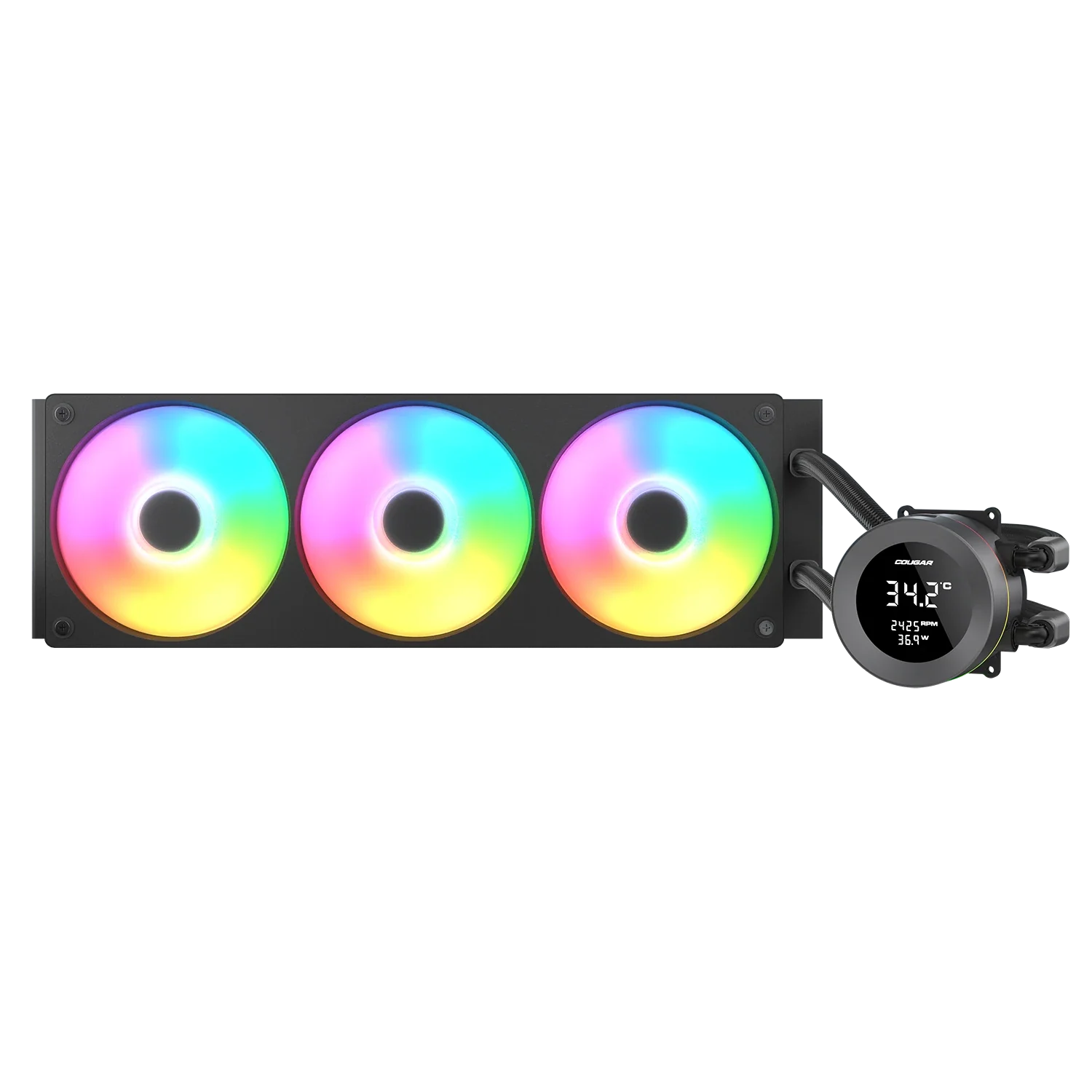 Cougar Poseidon Vistek ARGB 240 Black Analog Liquid Cooler