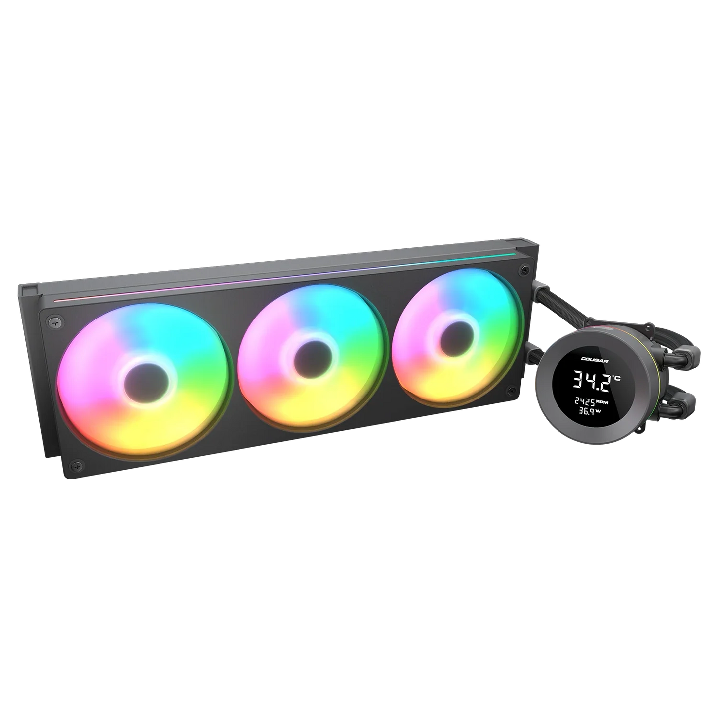 Cougar Poseidon Vistek ARGB 240 Black Analog Liquid Cooler