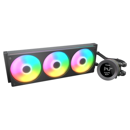 Cougar Poseidon Vistek ARGB 240 Black Analog Liquid Cooler