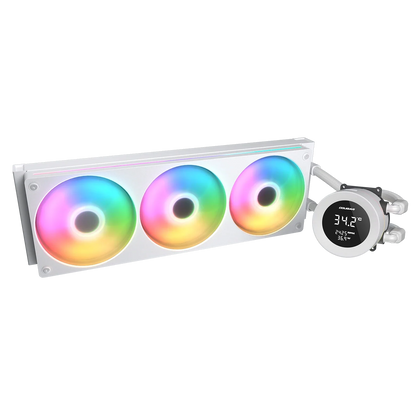Cougar Poseidon Vistek ARGB 360 White Analog Liquid Cooler