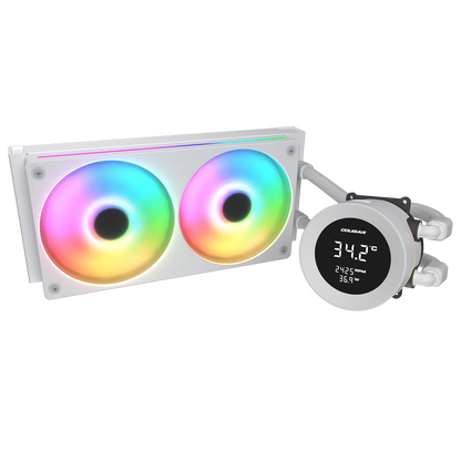 Cougar Poseidon Vistek ARGB 240 White Analog Liquid Cooler