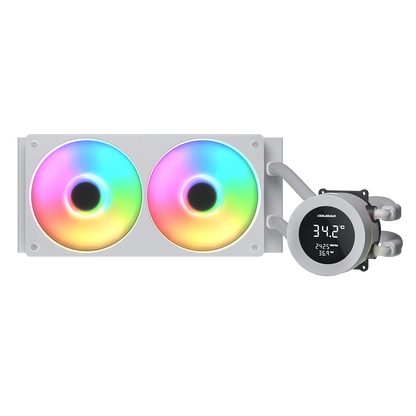 Cougar Poseidon Vistek ARGB 240 White Analog Liquid Cooler
