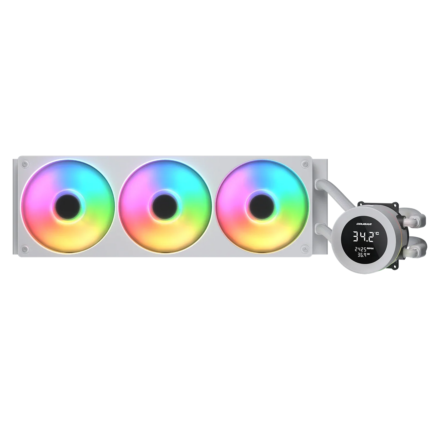 Cougar Poseidon Vistek ARGB 360 White Analog Liquid Cooler