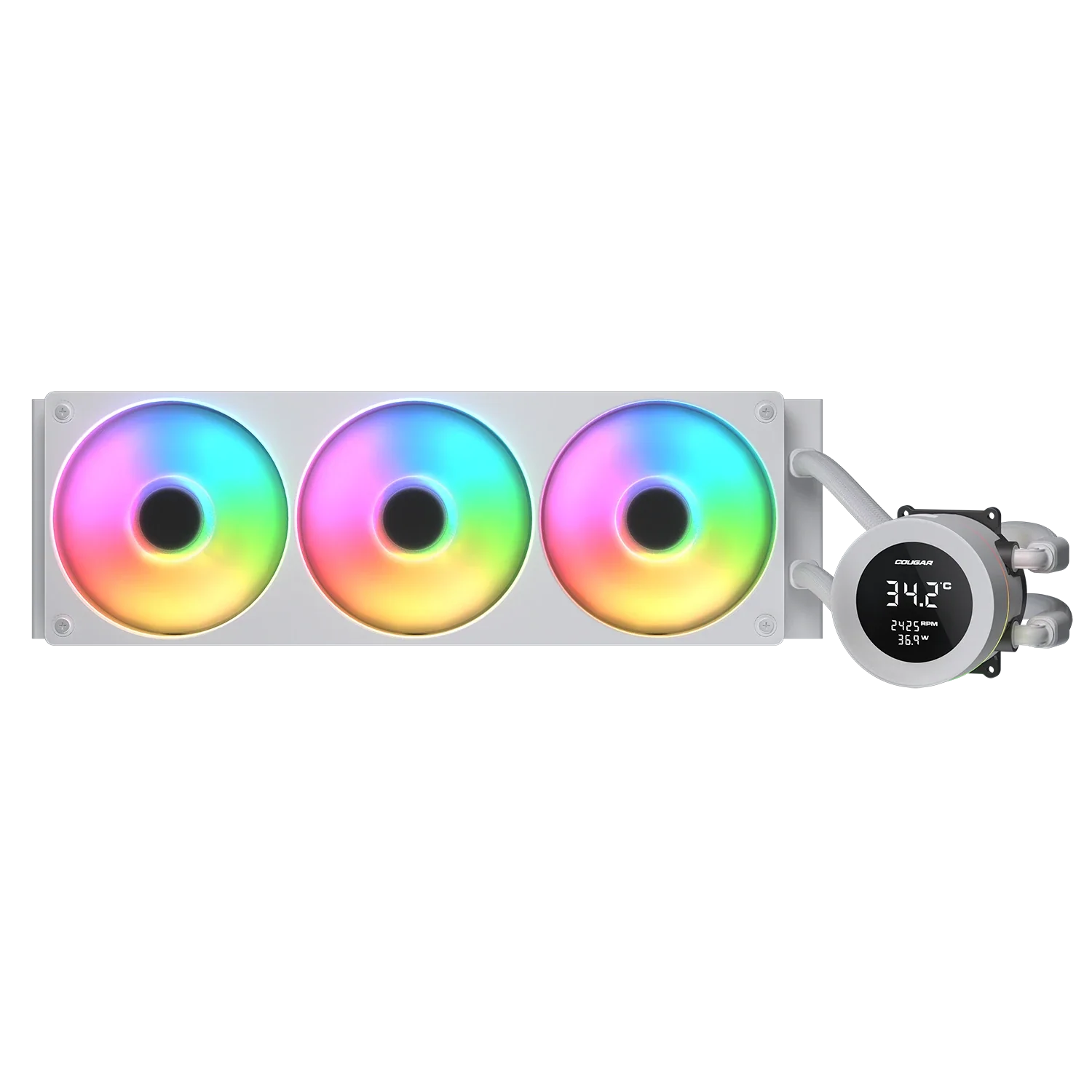 Cougar Poseidon Vistek ARGB 360 White Analog Liquid Cooler