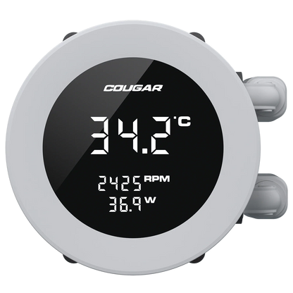 Cougar Poseidon Vistek ARGB 240 White Analog Liquid Cooler