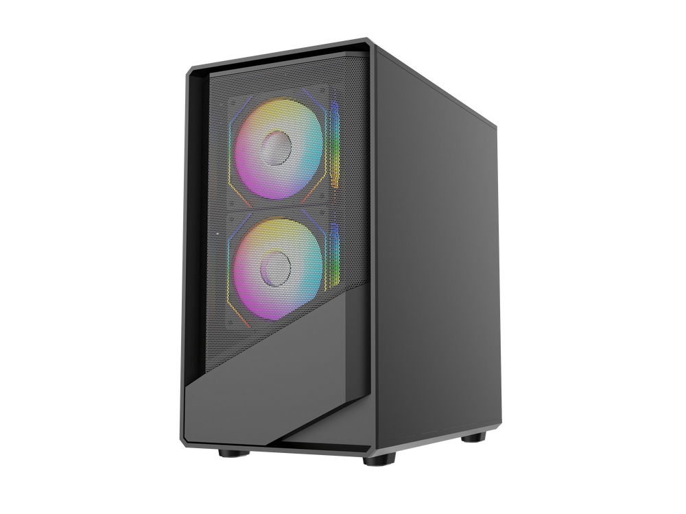 TAG Gamerz Starlight ARGB MATX Mid Tower Cabinet (Black)