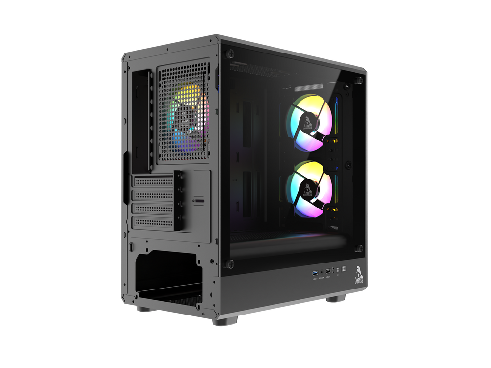 TAG Gamerz Starlight ARGB MATX Mid Tower Cabinet (Black)
