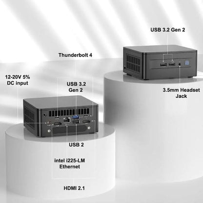 Asus NUC 13 Pro Kit Barebone Mini PC With 13th Gen Core i7-13620H Processor NUC13ANHH7