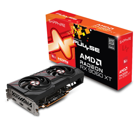 SAPPHIRE Radeon Pulse RX 9060 XT OC 16GB AMD Graphic Card