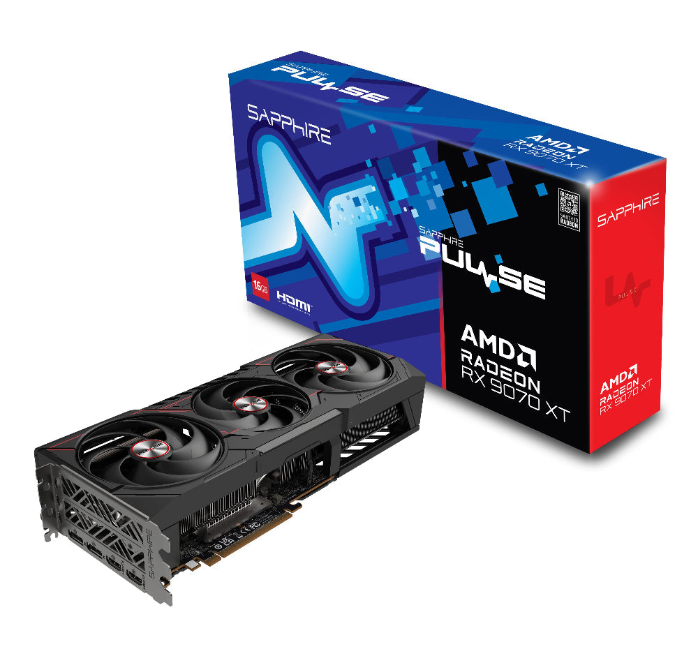 SAPPHIRE Radeon Pulse RX 9070 XT 16GB AMD Graphic Card