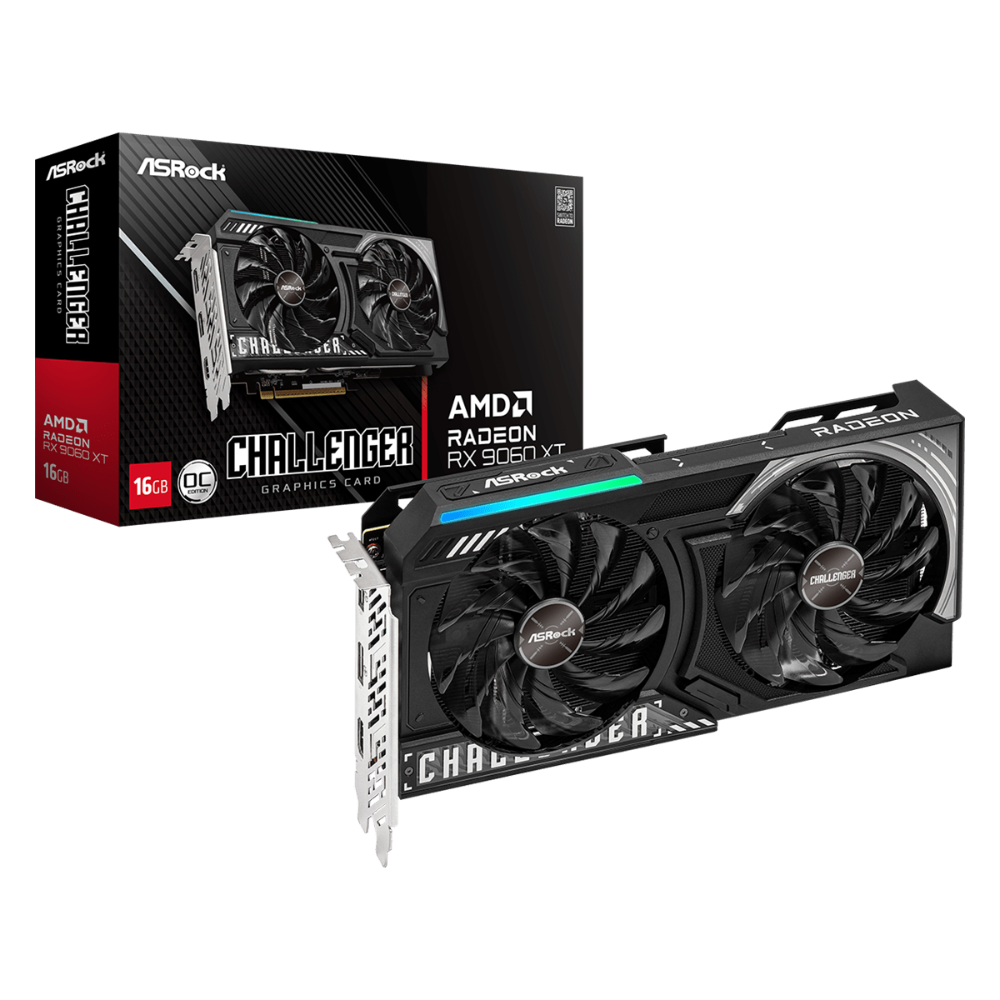 ASROCK Radeon RX 9060 XT Challenger OC 16GB AMD Graphic Card