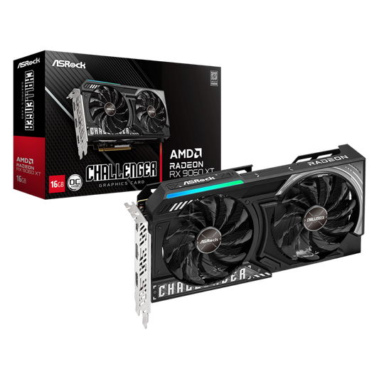 ASROCK Radeon RX 9060 XT Challenger OC 16GB AMD Graphic Card