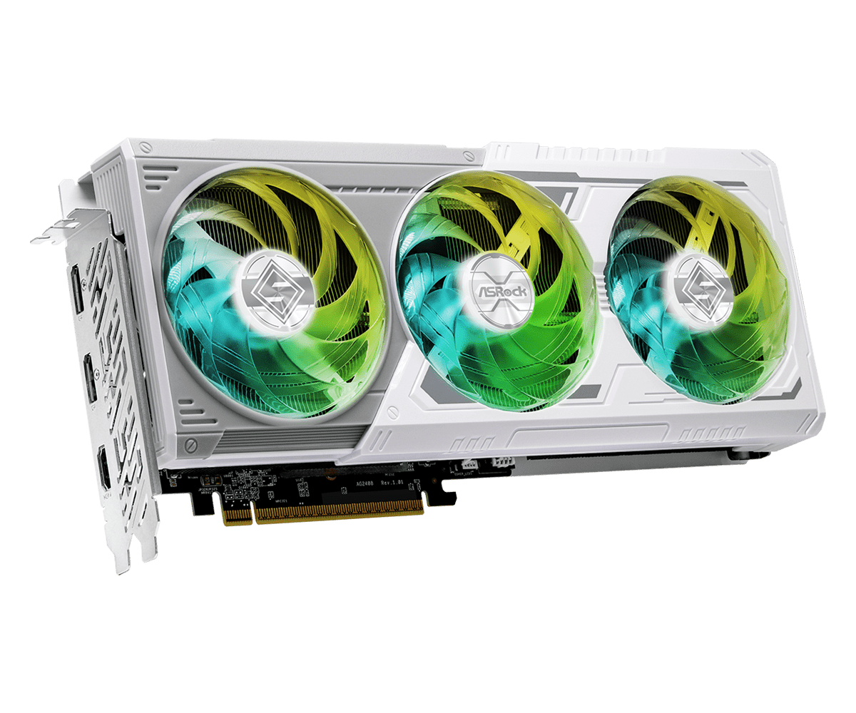 ASROCK AMD RADEON RX 9060 XT STEEL LEGEND 16GB OC GRAPHIC CARD