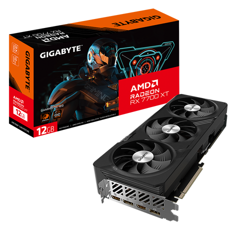 GIGABYTE GeForce RTX 7700 XT Gaming OC 12GB AMD Graphic Card