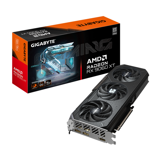 GIGABYTE Radeon RX 9060 XT Gaming OC 16GB AMD Graphic Card