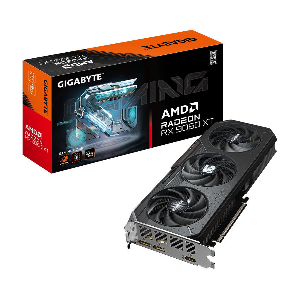 GIGABYTE Radeon RX 9060 XT Gaming OC 8GB AMD Graphic Card