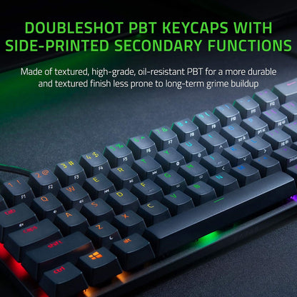 RAZER HUNTSMAN MINI - 60% OPTICAL GAMING KEYBOARD (LINEAR RED SWITCH) RZ03-03390200-R3M1