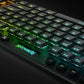 Redragon K621 Horus TKL RGB Mechanical Keyboard, 5.0 BT/2.4 Ghz/Wired Three Modes 80% Ultra-Thin Low Profile & Linear Red Switches, Black
