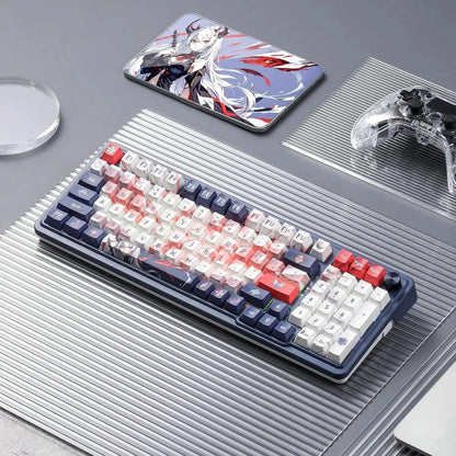 Redragon K686 PRO SE 98 Keys Wireless Gasket RGB Gaming Keyboard, 3-Mode Anime Mechanical Keyboard, Dedicated Knob Control & 5-Layer Noise Dampening, Custom Hi-Fi Linear Switch