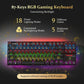Redragon Kumara K552-RGB LED Backlit USB Mechanical Gaming Keyboard Without Numlock Keys (Black)