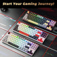 Redragon Kumara K552-RGB LED Backlit USB Mechanical Gaming Keyboard Without Numlock Keys (Black)