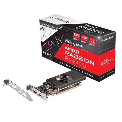 SAPPHIRE Radeon RX 6400 Pulse AMD Graphic Card