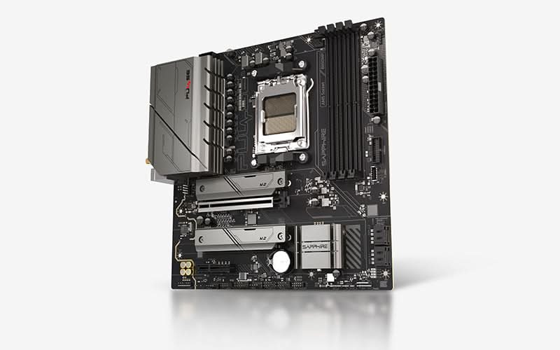 SAPPHIRE PULSE B850M WIFI DDR5, AM5, Micro-ATX Motherboard