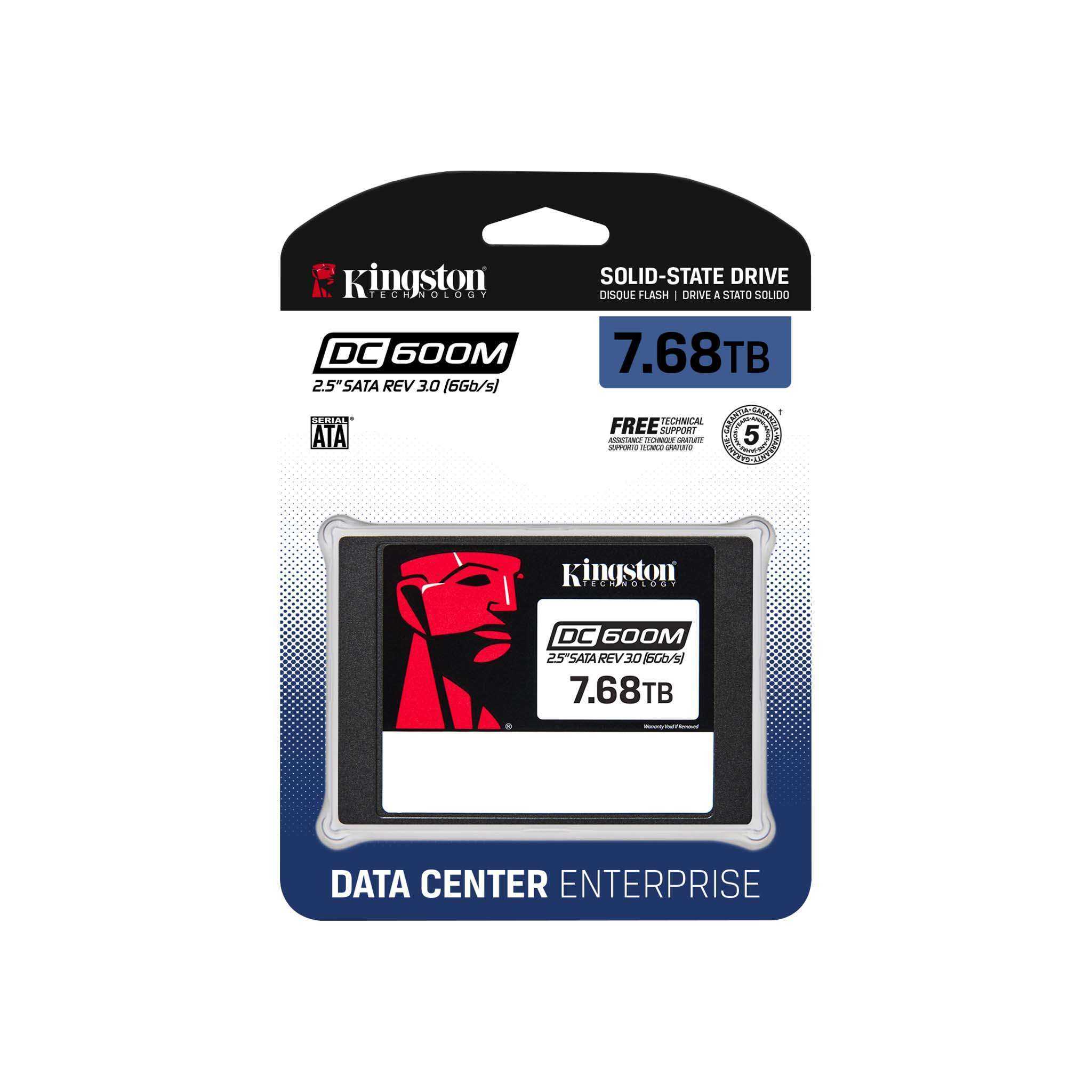 KINGSTON DC600M 7.68TB 2.5 SATA3 Internal Solid State Drive ( SSD )