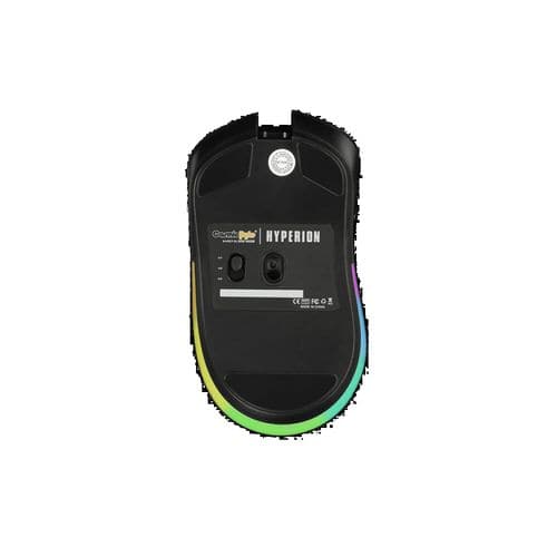 COSMIC BYTE Hyperion Wireless+Wired Ergonomic Gaming Mouse ( 6000DPI / 6 Macro Buttons ) ( Black )