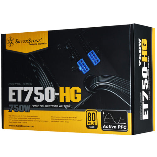 SILVERSTONE SST ET 750 HG 750W 80+ Gold Semi Modular ATX 2.0 Power Supply