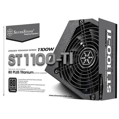 SILVERSTONE SST ST1100 TI 1100W 80+ Titanium Fully Modular ATX 2.0 Power Supply