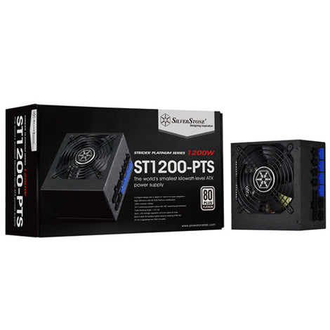 SILVERSTONE ST1200 PTS 1200W 80+ Platinum Fully Modular ATX 2.0 Power Supply