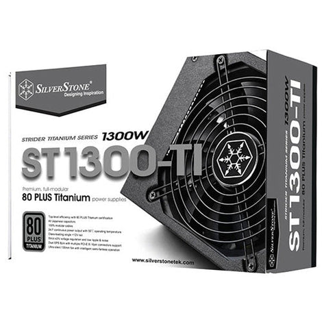 SILVERSTONE SST ST 1300W TI 80+ Titanium Fully Modular ATX 2.0 Power Supply