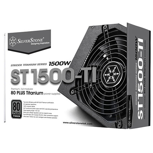 SILVERSTONE SERIES SST ST1500 TI 1500W 80+ Titanium Fully Modular ATX 2.0 Power Supply