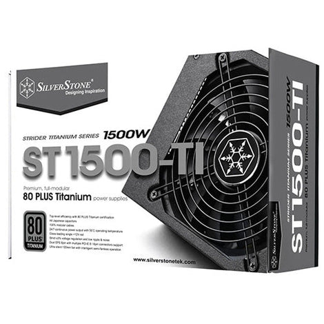 SILVERSTONE SERIES SST ST1500 TI 1500W 80+ Titanium Fully Modular ATX 2.0 Power Supply