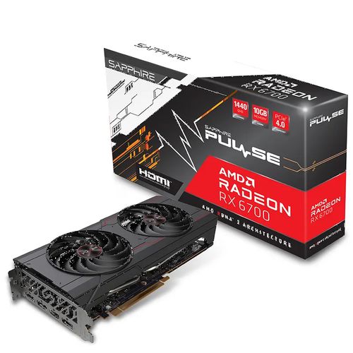 SAPPHIRE Radeon RX 6700 Pulse 10GB AMD Graphic Card