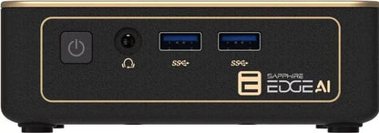 Sapphire EDGE AI 350 Barebone AMD Ryzen AI 7 350 With 2xSODIMM DDR5, 3xM.2 Slots