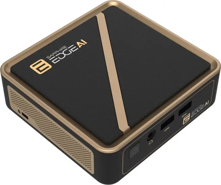 Sapphire Edge AI 370 Barebone AMD Ryzen AI 9 HX 370 with 2xSODIMM DDR5, 3xM.2 Slots