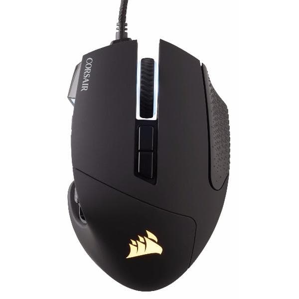 CORSAIR Scimitar Pro Wired Ergonomic RGB Gaming Mouse ( CH-9304111-AP ) ( 16000DPI / 17 Macro Buttons ) ( Black )