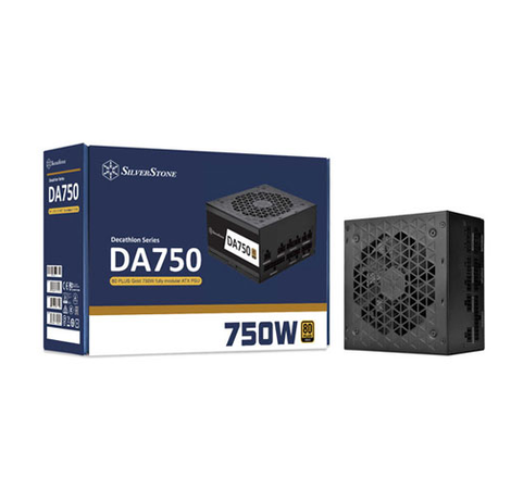 SILVERSTONE DA750 80+ Gold Fully Modular Power Supply (750 W)